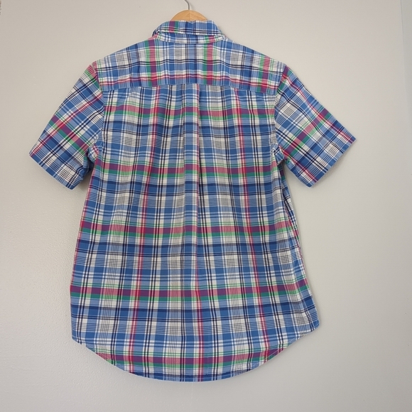 Polo Ralph Lauren Youth Girls Button Up Size 14-16 Plaid Preppy Casual Cotton - Picture 2 of 6